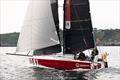 Carlos Manera Pascual and Rebecca Coles celebrate second place in Mini Fastnet Race © Manon Le Guen