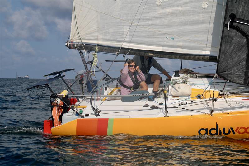 Franco-American skipper Ambre Hasson is the lone American-flagged entry in this year's Mini Transat Race - photo © Manon Le guen
