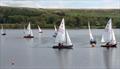 Wayne and Angela followed by Simon and Lucy and by Ashley and Michelle rounding the windward mark during race 4 of the 2024 Miracle Northern Championship  © Martin Bathe