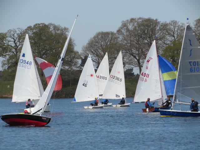 1st Double Handed Simon and Julie Dolman (Miracle 4011) during the Border Counties Midweek Sailing Series at Nantwich - photo © Brian Herring