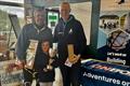 Winners Phil and Lucy Smith with DRSC Commodore David Coady - Mirror Northern Championship at Derwent © David Coady