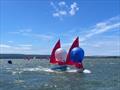 Race 7 finish during the Poole Mirror Open 2026 &copy; Poole Mirror Open 2026