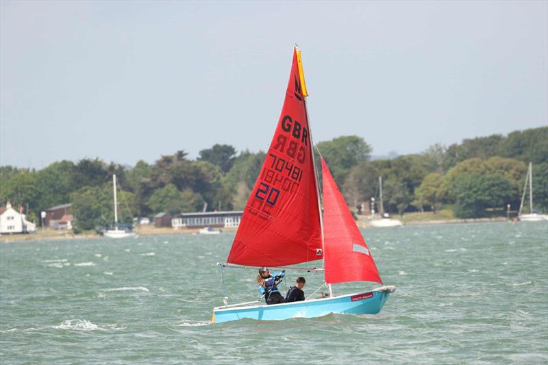 Mirror Southern Championships at Itchenor photo copyright Andrew Burge taken at Itchenor Sailing Club and featuring the Mirror class