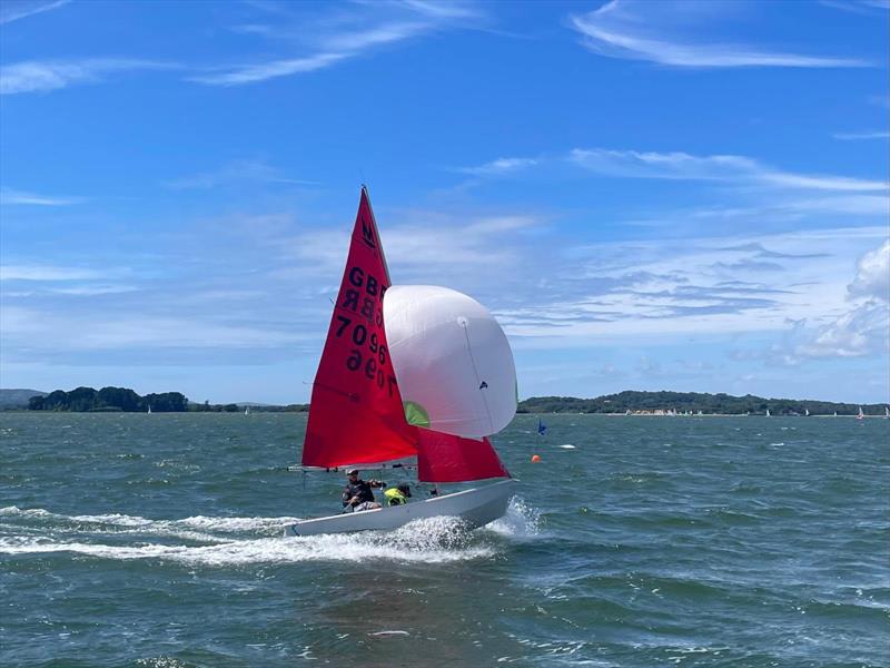 Race 7 of the Poole Mirror Open 2026 photo copyright Poole Mirror Open 2026 taken at Poole Yacht Club and featuring the Mirror class