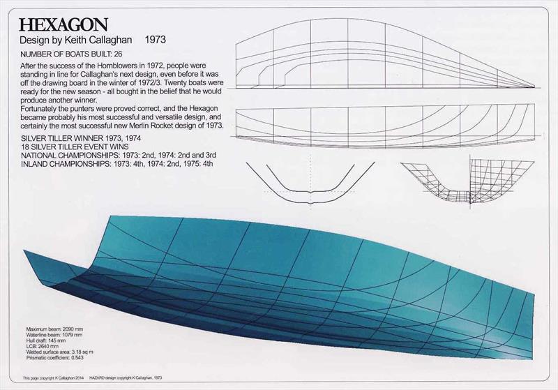 Quick upwind, stable downwind, yet still a very capable performer inland, the Callaghan designed Hexagon was a great all-rounder photo copyright Keith Callaghan taken at 