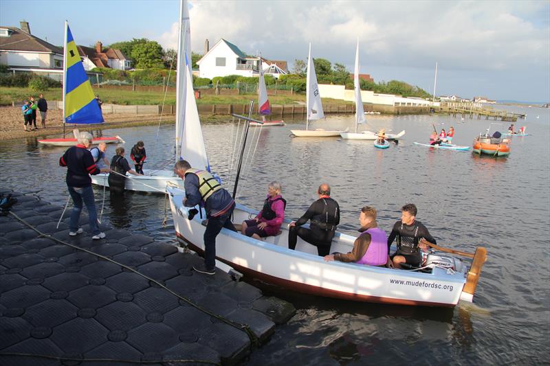 Open Day (Push The Boat Out) and New Members Party 2016 at Mudeford SC photo copyright Geoff Harwood taken at Mudeford Sailing Club