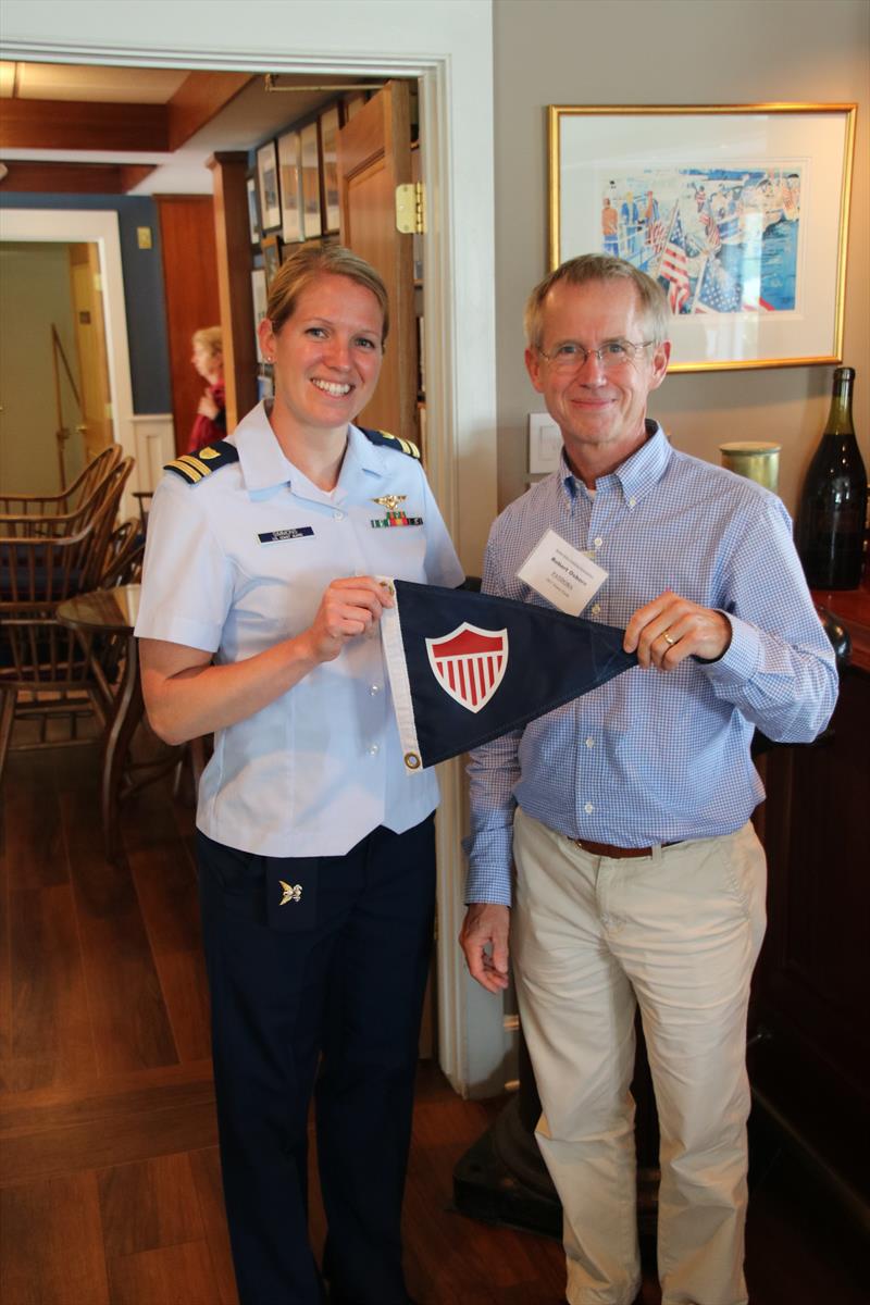 Bob and Lt Simmons, SAR USCG rescue pilot photo copyright Robert Osborn taken at 