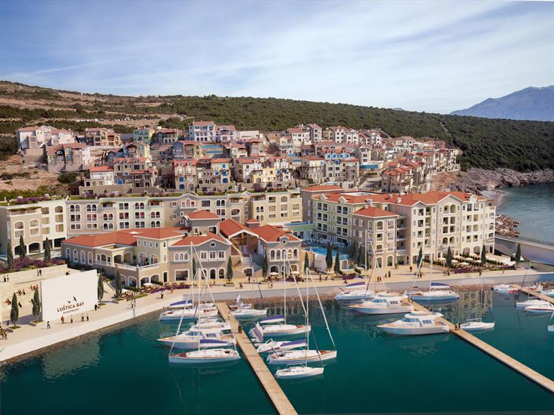 Luštica Bay: Hotel and promenade - photo © Luštica Bay