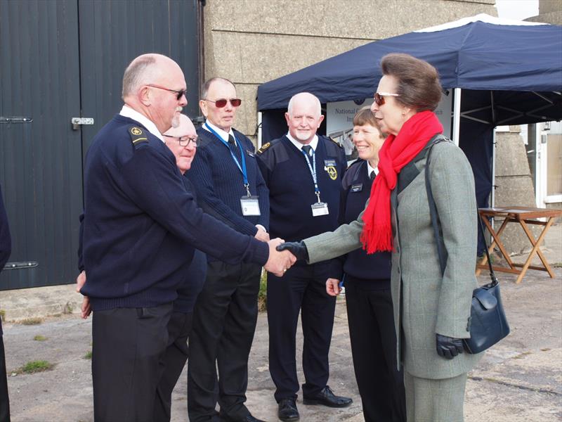 Meeting the National Coastwatch Institution Watchkeepers at the Calshot Tower - photo © NCI