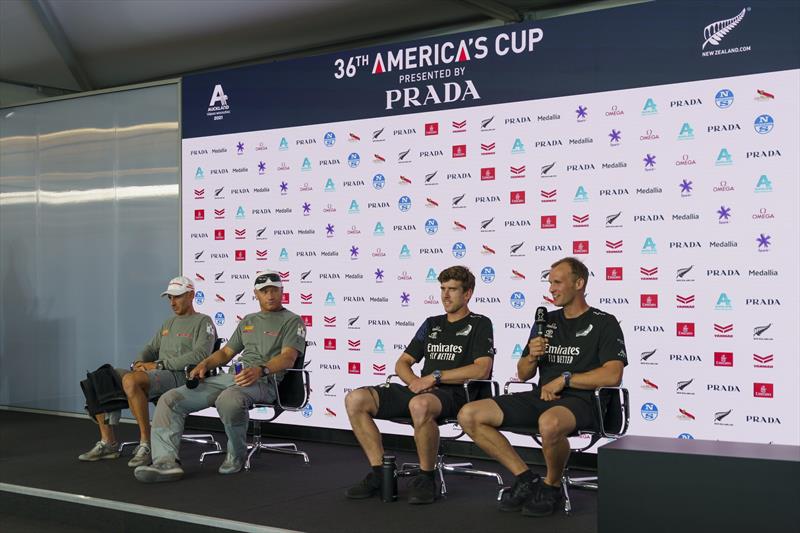 36th America's Cup Post Race Press Conference photo copyright ACE / Studio Borlenghi taken at Royal New Zealand Yacht Squadron