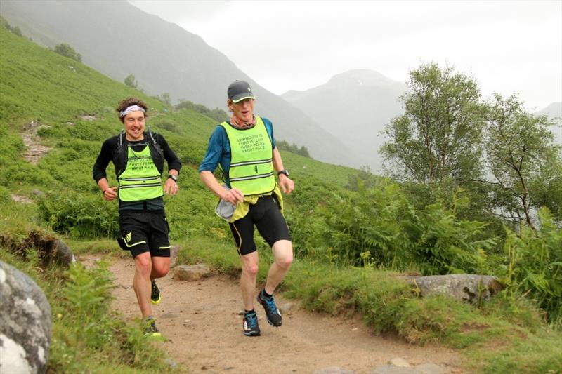 King of the Mountain winners Stuart Walker and Jon Morgan on Ben Nevis - photo © Rob Howard / Three Peaks Yacht Race