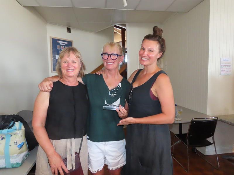 MPONR All Female Crew division winner Sue Burke (boat owner) and crew Susan Morwood and Sacha Koltun - photo © Rosie Colahan