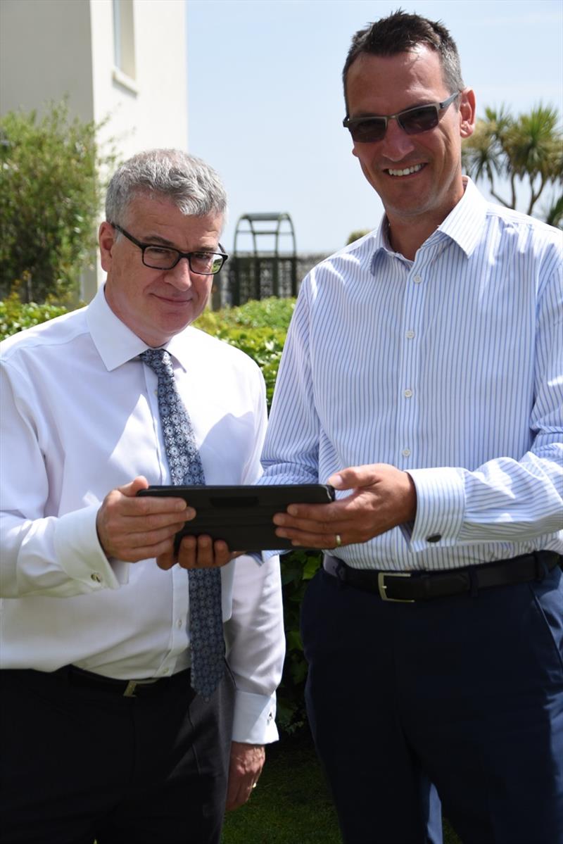 Richard Pellew (MCA) and Cameron Mitchell (Isle of Man) photo copyright Maritime and Coastguard Agency taken at 