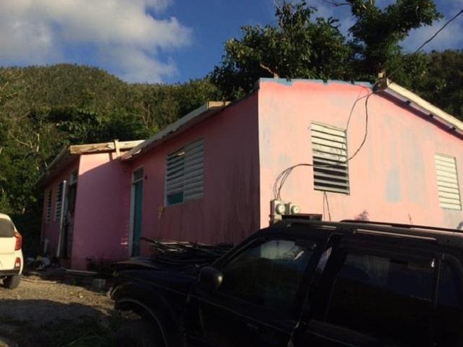 Shirley's house immediately post Hurricane Irma photo copyright Adopt a Roof BVI taken at 