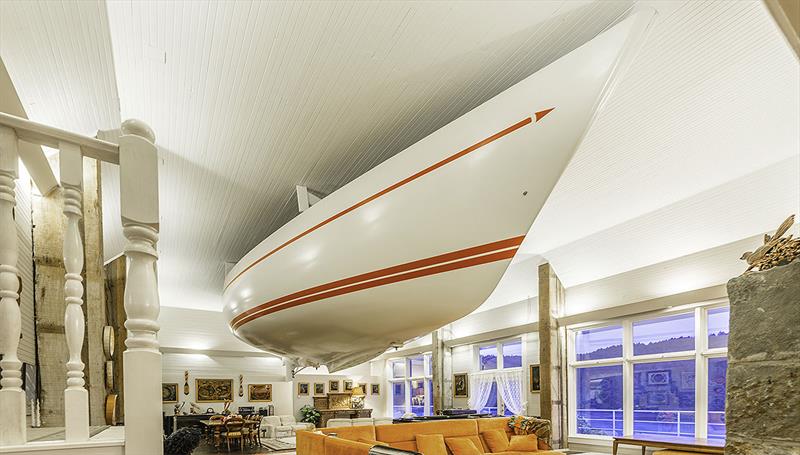 Yes - that is a 41 and a half foot IRC racer in the lounge... - photo © Brian Danyliw