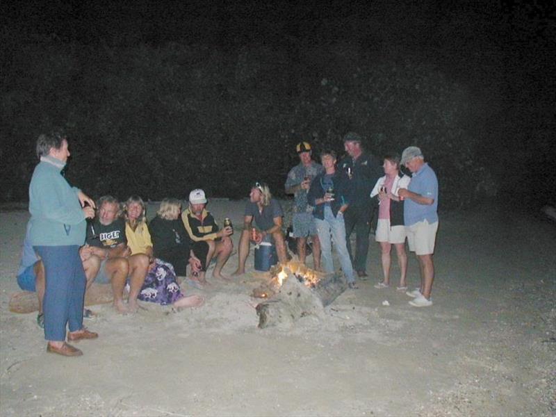 Beach barbecue photo copyright Hugh & Heather Bacon / BCA taken at 