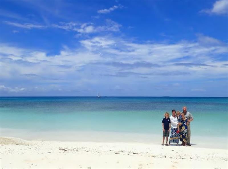 Here we are in Tuvalu two years ago. - photo © Island Cruising NZ