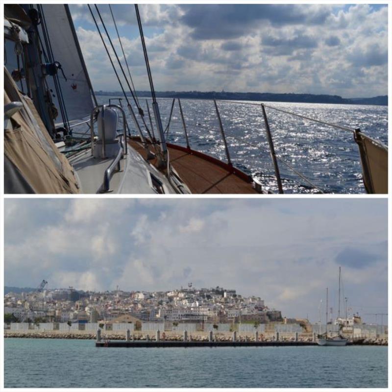 Approaching Tangier - photo © SV Red Roo