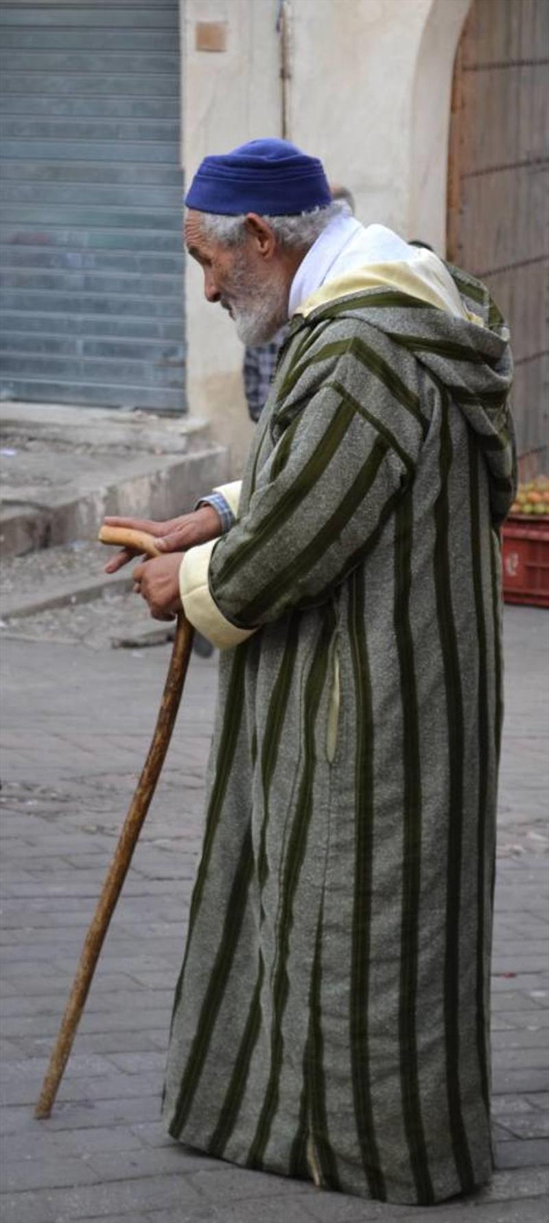 An old man in Kasbah - photo © SV Red Roo