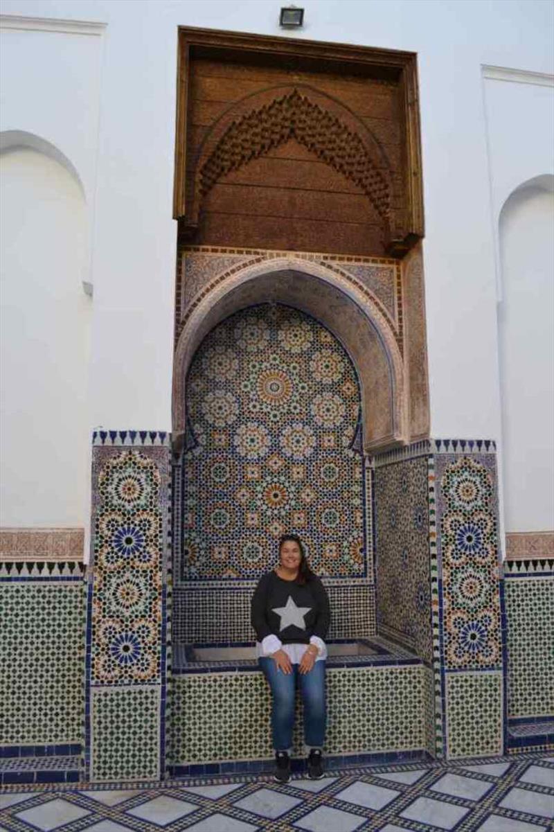 Magnificent mosaics inside the Dar Si Said Museum building - photo © SV Red Roo