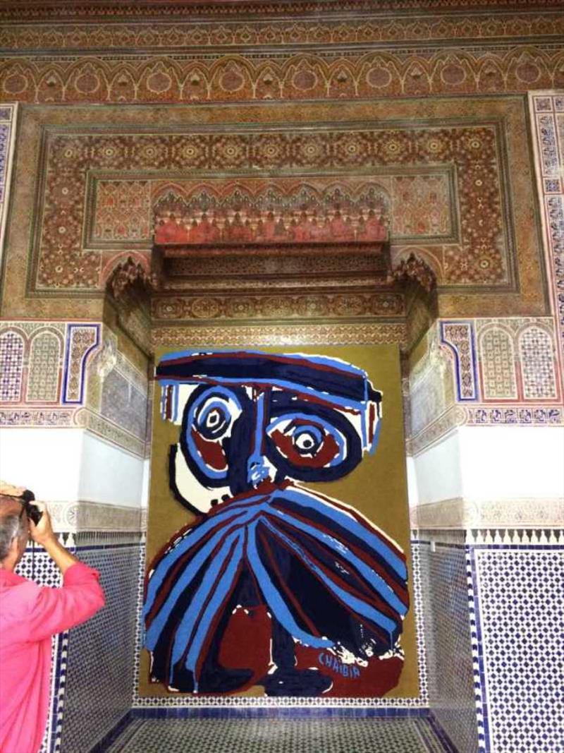 One of the 1920's paintings recently recreated into a carpet - photo © SV Red Roo
