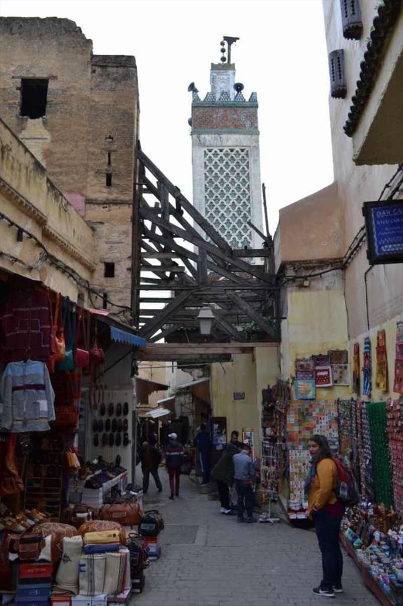 Fes Medina with one of the internal Mosque Minaret and Maree - photo © SV Red Roo