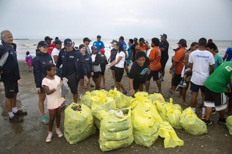 Wailoaloa Beach clean-up photo copyright Peter Charaf taken at 