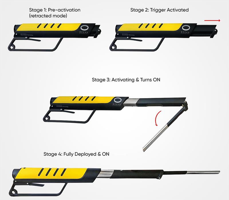 The activation sequence for the eSpear - photo © Ocean Guardian