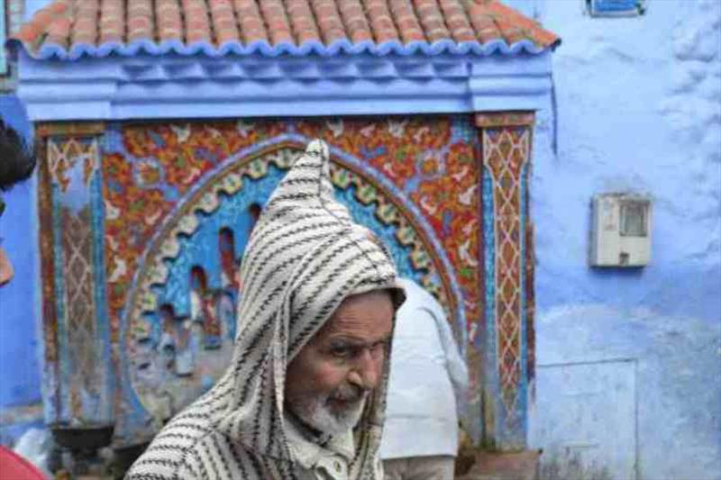 A Chefchaouen local - photo © SV Red Roo