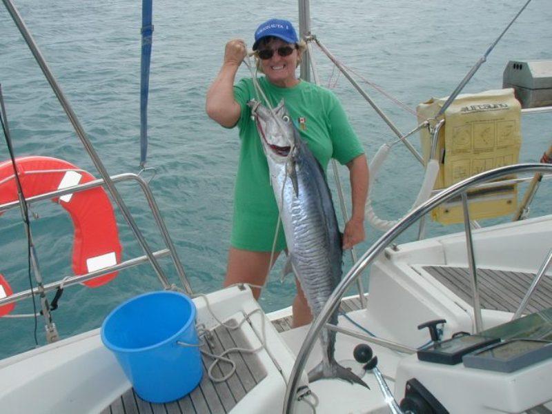 Spanish mackerel photo copyright Hugh & Heather Bacon taken at 