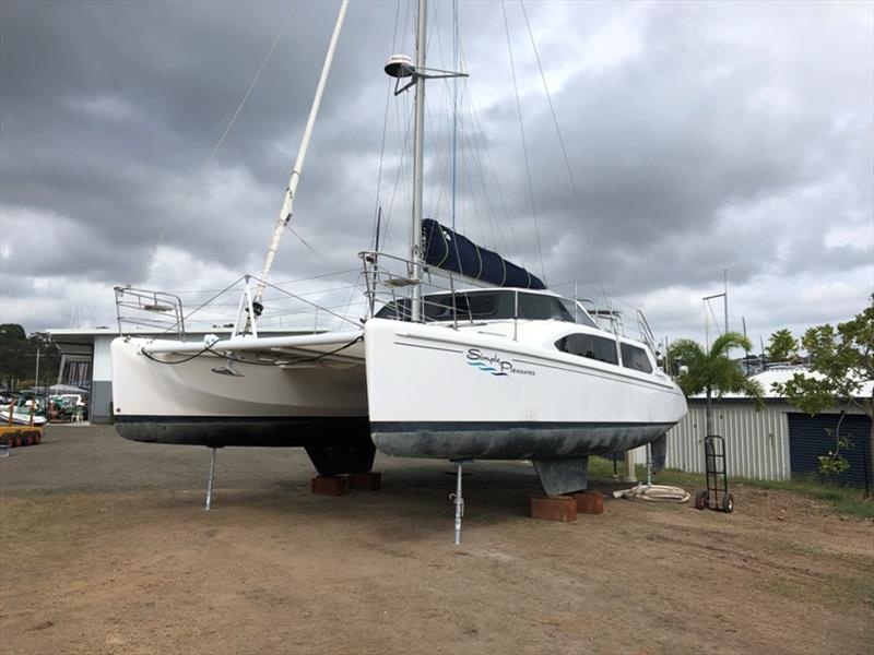 Roodberg Trailer Mulithull Lift - photo © Multihull Central