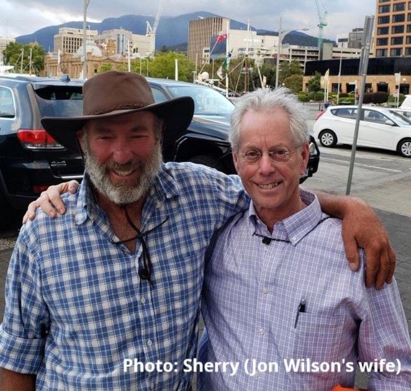 Meeting Jon Wilson - photo © Sherry (Jon Wilson's wife)
