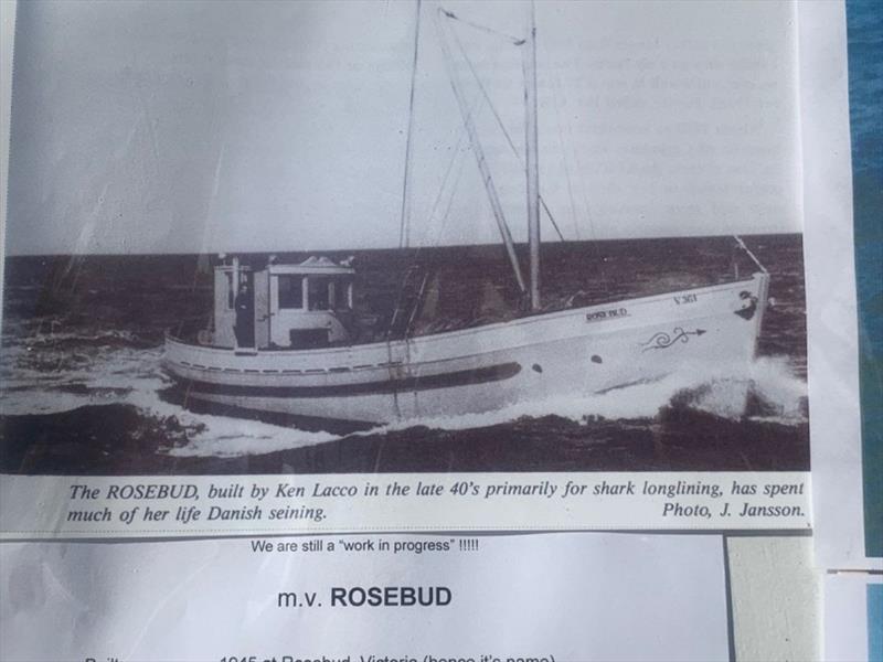 Rosebud, when launched soon after World War 2 by Ken Lacco - photo © Tim Phillips
