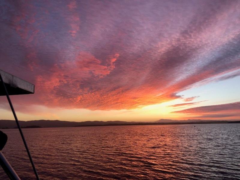 They say Western Australia has beautiful sunsets, I've experienced plenty but it doesn't get much better than this evening in Southern Tasmania, and the prolonged twilight in this part of the world greatly prolongs the pleasure photo copyright Tim Phillips taken at 