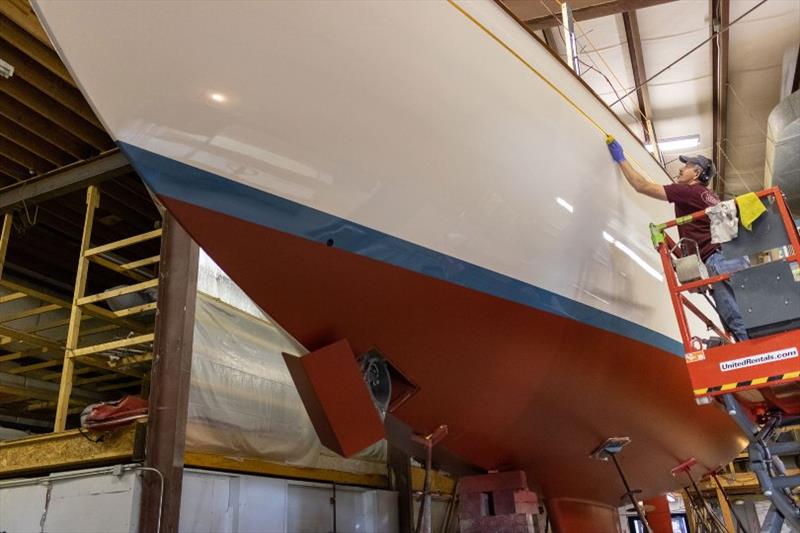 Antifouling - photo © Lyman-Morse Boatbuilding