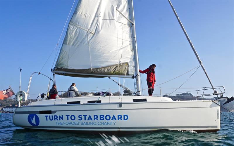 Sailing has a therapeutic effect on injured Armed Forces personnel photo copyright Turn to Starboard taken at 