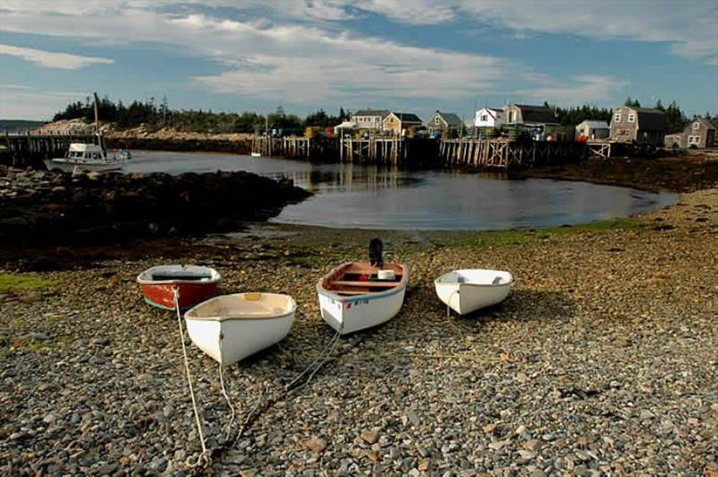 Criehaven is a time warp to an era before the bustle of yachts and visitors. It's one of Maine's outermost islands, a fishing village in the truest sense. - photo © Sam Low