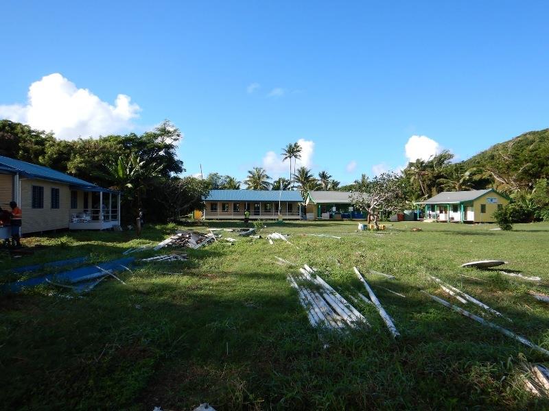 The new cyclone proof steel framed classrooms and accommodation - photo © Freedom and Adventure / Andrew and Clare Payne