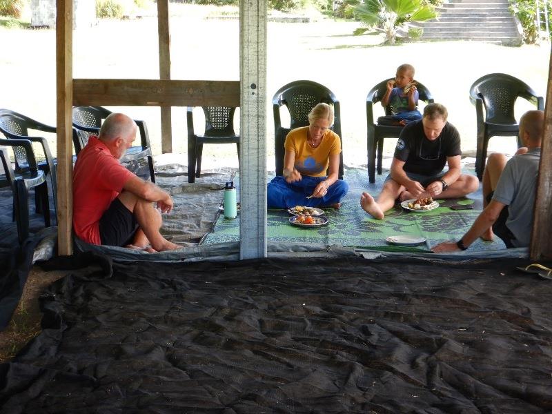 Lunch with the delegation - photo © Freedom and Adventure / Andrew and Clare Payne