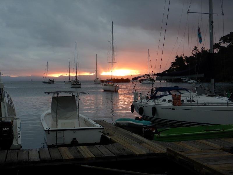 Night view from the Marina jetty - photo © Andrew and Clare Payne / Freedom and Adventure