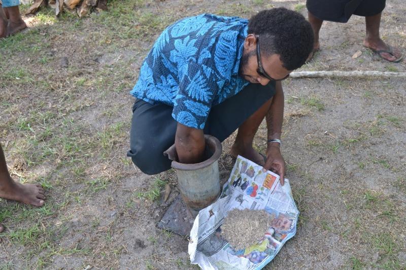 Kava after pounding to a pulp - photo © Andrew and Clare Payne / Freedom and Adventure