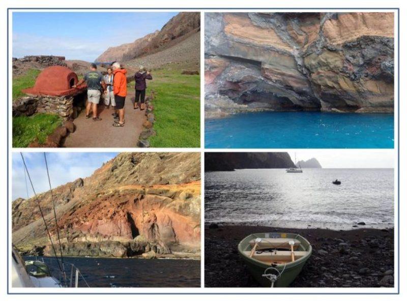 Visit to Ilhas Desertas was short but memorable. The islands are inhabited only by Park Wardens and Naturalists that live in a wardens' building on a small Fajã at base of steep cliffs. They were very friendly and welcoming. We enjoyed guided tour of Fajã - photo © Rod Morris