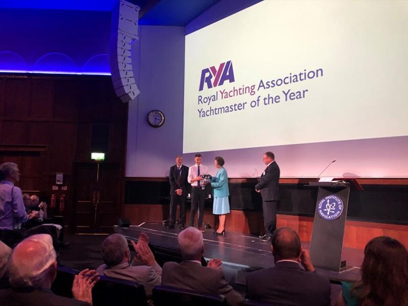 Lewis Haig RYA Yachtmaster of the Year 2018 photo copyright Becky Gilbert-Wood taken at Royal Yachting Association