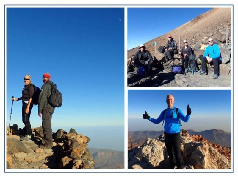 Climbing Mt. Teide is an easy climb on well-maintained paths, but at that altitude it takes your breath away and not just because of incredible views! Our 2 additional crew for upcoming trans-Atlantic passage were fresh off plane complete with jet lag photo copyright Rod Morris taken at 