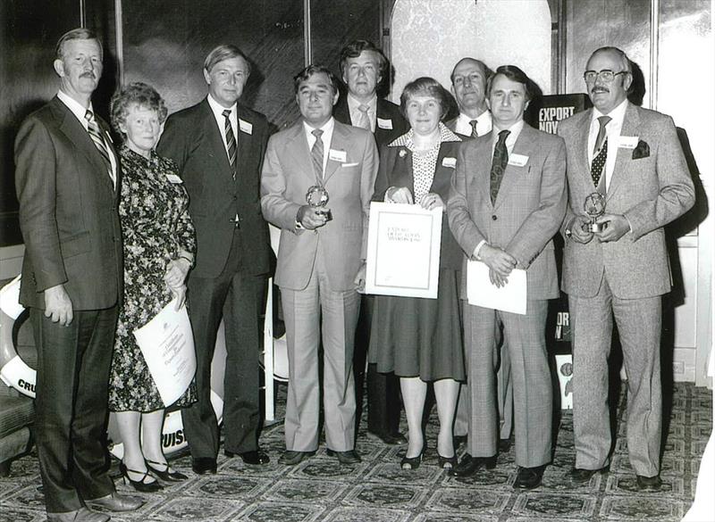 Ron Allatt (Far Right) at the Victorian Export Awards back in the day photo copyright Ronstan taken at 