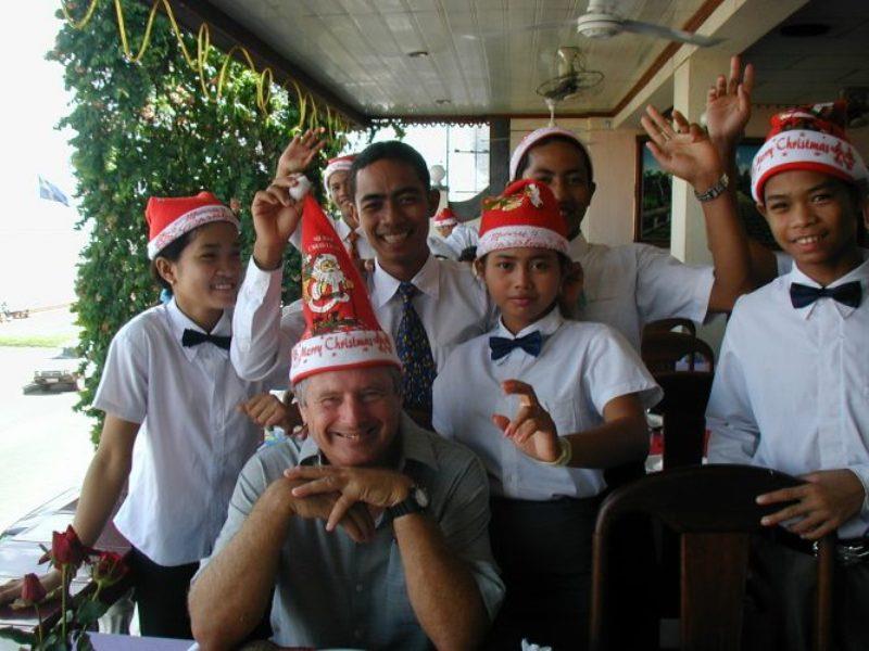 Christmas in Cambodia photo copyright Hugh & Heather Bacon taken at 