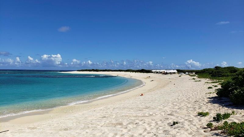 The field research camp at Laysan Island, Northwestern Hawaiian Islands. - photo © NOAA Fisheries / Jan Willem Staman