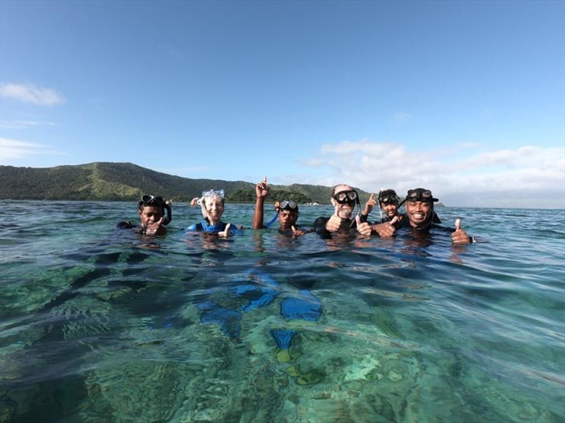 Planting coral - photo © Lisa Benckhuysen