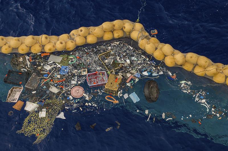 The Ocean Cleanup successfully catches plastic in Great Pacific Garbage Patch photo copyright The Ocean Cleanup taken at 