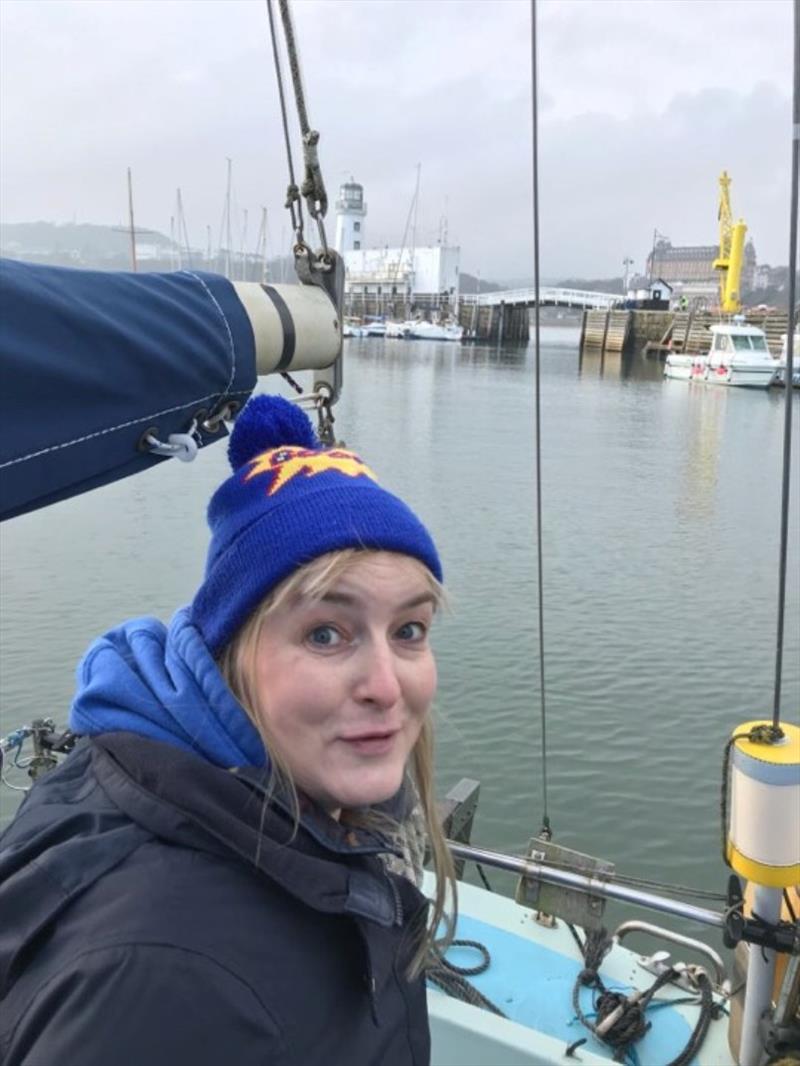 Susan Griffiths on board for first time photo copyright Scarborough Yacht Club taken at Scarborough Yacht Club